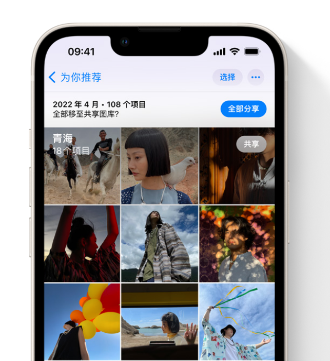 徐州苹果维修网点分享在 iPhone 上使用共享图库 