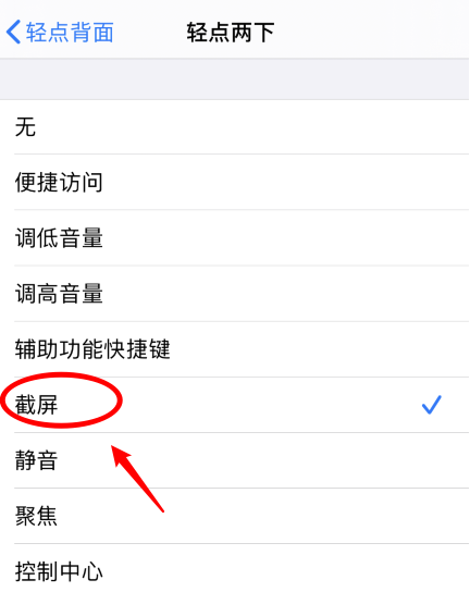 徐州苹果手机维修分享iPhone12如何启用双击截屏 